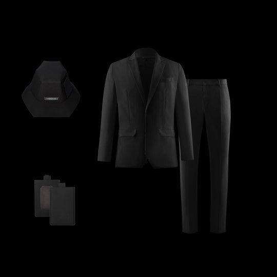 Ultra Suit 3.0 單排扣套裝組合 經典黑 + M-system