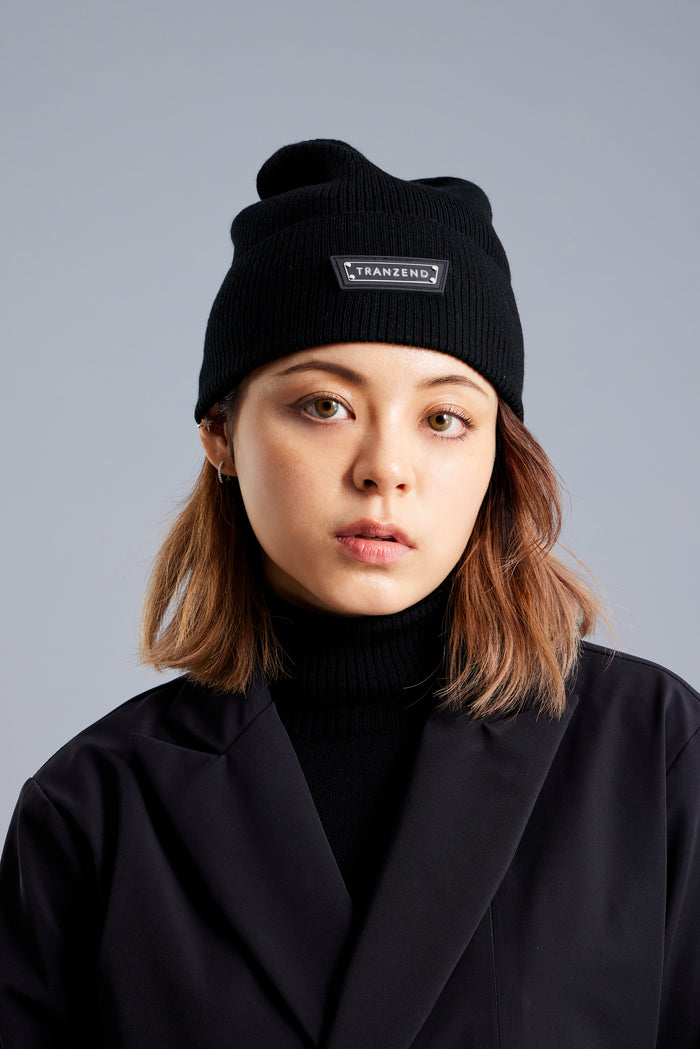 Merino Wool Beanie 美麗諾毛帽 · 黑色