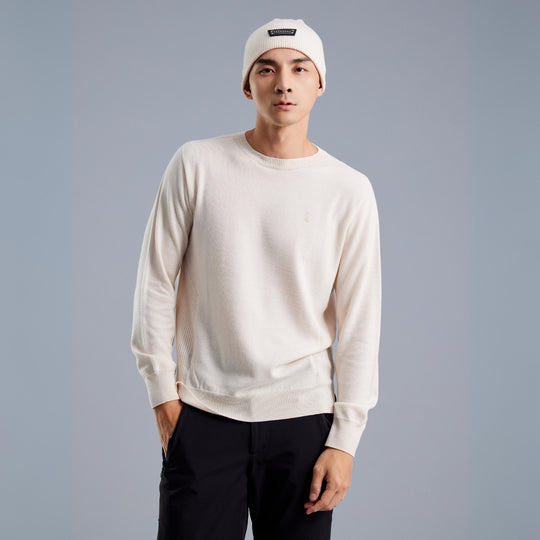 Merino Wool Crew Neck Sweater 美麗諾羊毛圓領毛衣