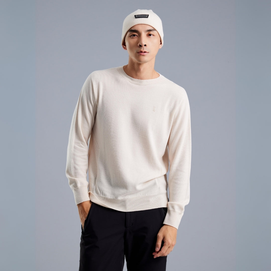 Merino Wool Crew Neck Sweater 美麗諾羊毛圓領毛衣