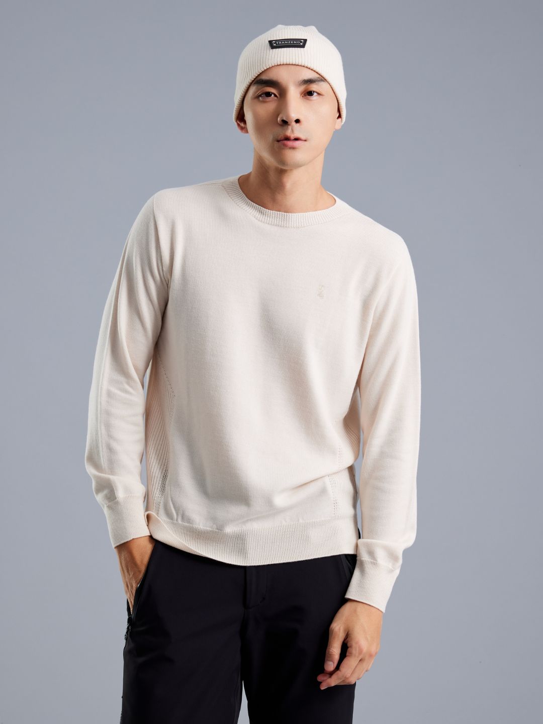 Merino Wool Crew Neck Sweater 美麗諾羊毛圓領毛衣