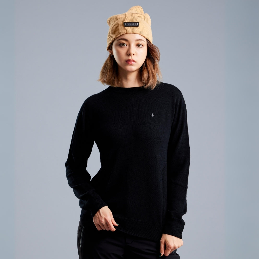 Merino Wool Crew Neck Sweater 美麗諾羊毛圓領毛衣