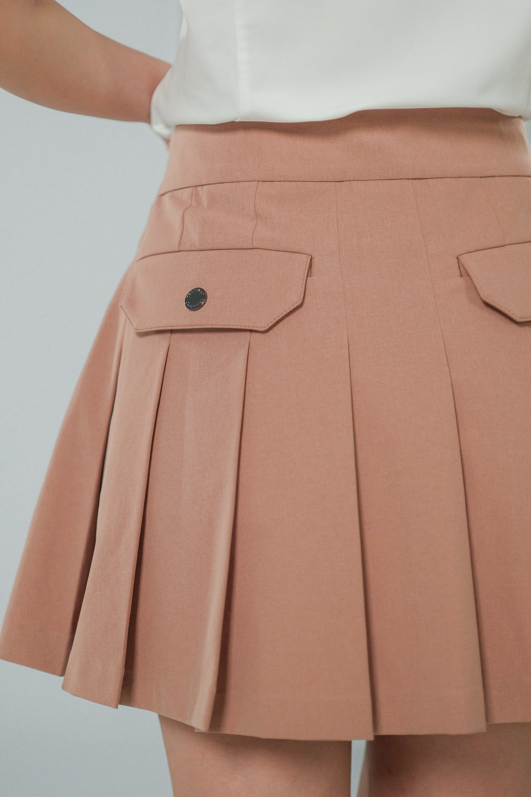Ace Golf High Waist Pleated Skirt - Women's - Cocoa Brown