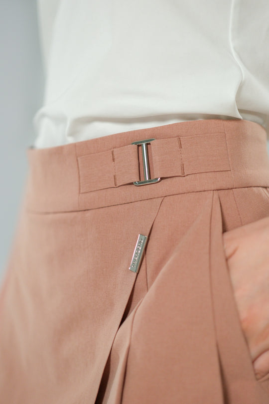 Ace Golf High Waist Pleated Skirt - Women's - Cocoa Brown