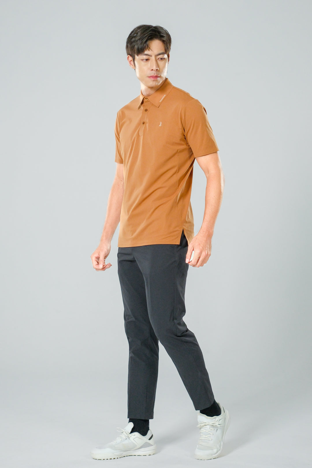Ace Golf Polo Shirt - Men's - Roasted Tea Brown