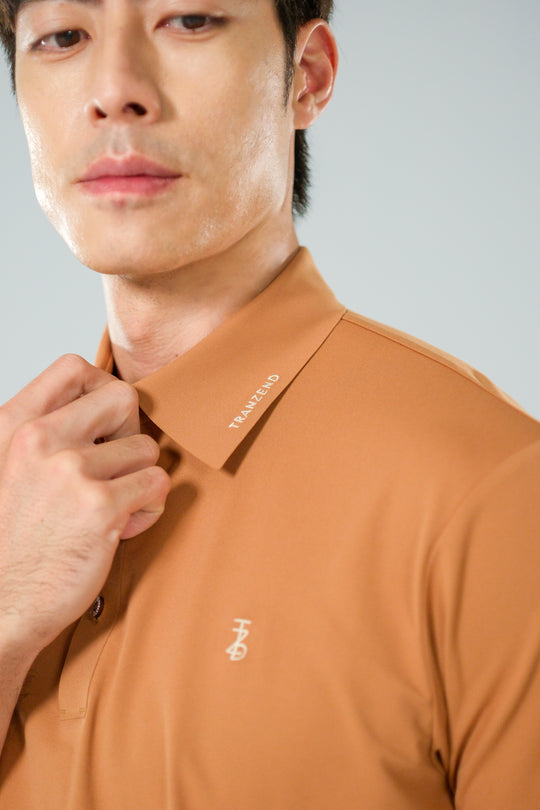 Ace Golf Polo Shirt - Men's - Roasted Tea Brown