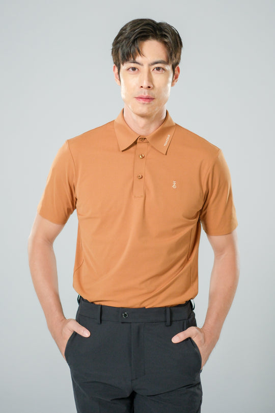 Ace Golf Polo Shirt - Men's - Roasted Tea Brown