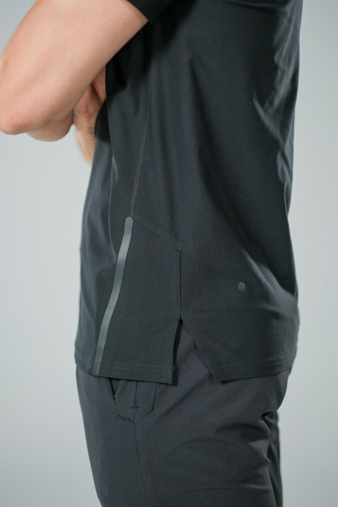 Sport Mock Neck Short Sleeve Top - Men