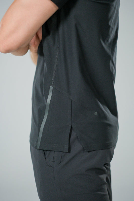 Sport Mock Neck Short Sleeve Top - Men