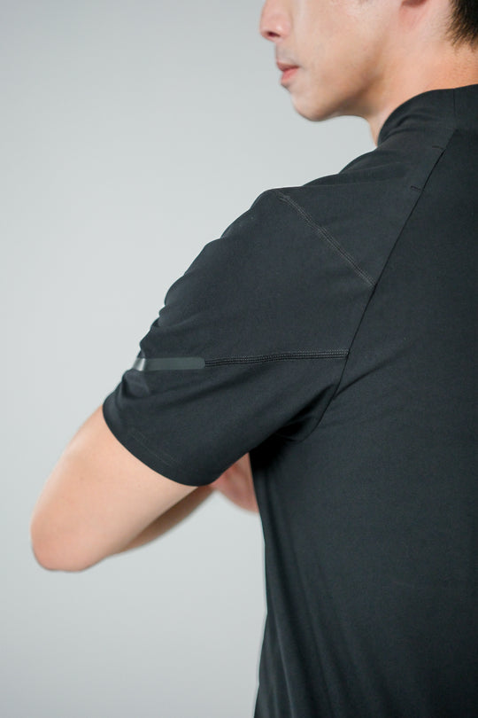 Sport Mock Neck Short Sleeve Top - Men