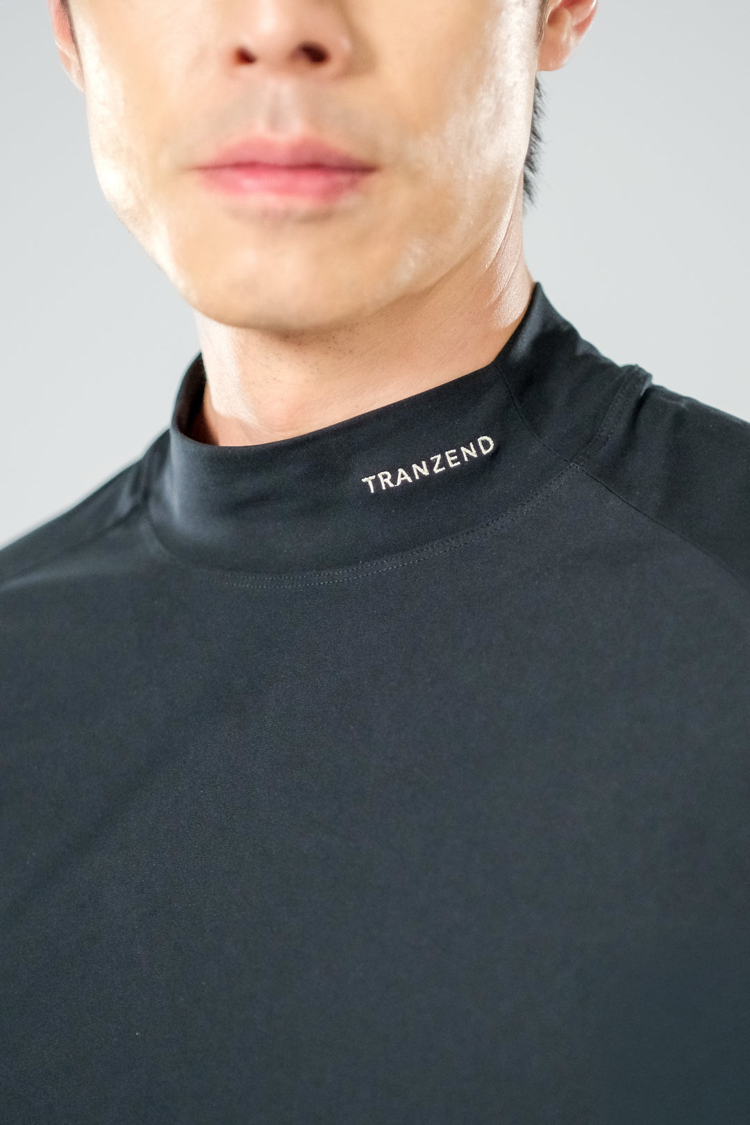 Sport Mock Neck Short Sleeve Top - Men