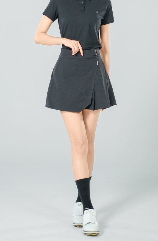 Ace Golf High Waist Pleated Skirt - Women's - Extreme Black