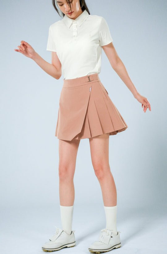 Ace Golf High Waist Pleated Skirt - Women's - Cocoa Brown