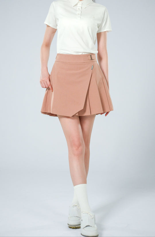 Ace Golf High Waist Pleated Skirt - Women's - Cocoa Brown