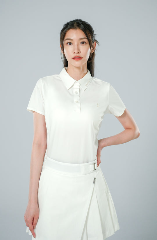 Ace Golf Polo Shirt - Women's - Classic White