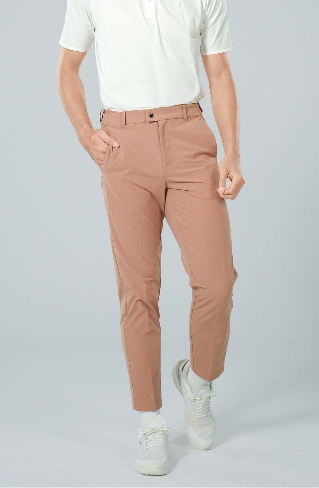 Ace Trousers-Ace Golf Trousers-Men's-Cocoa Brown
