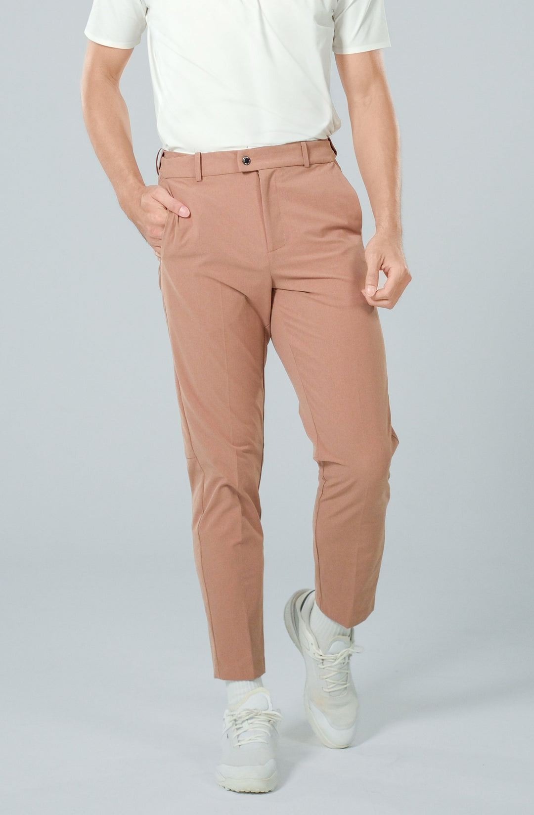 Ace Trousers-Ace Golf Trousers-Men's-Cocoa Brown