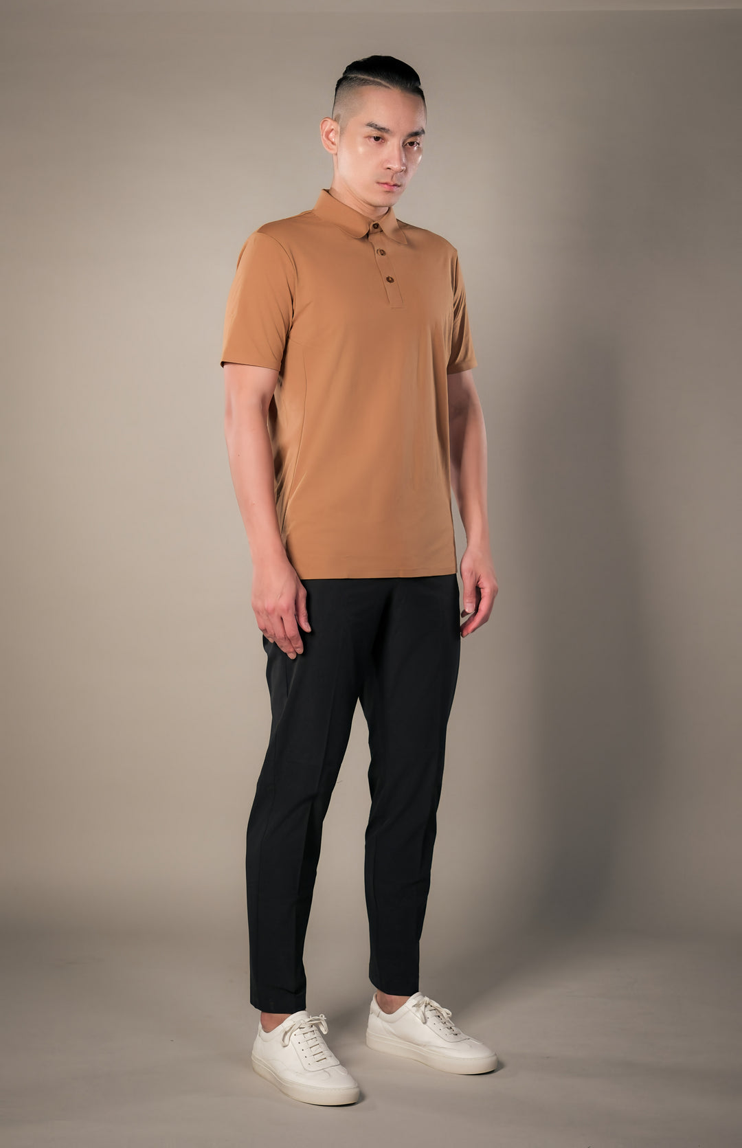 AERO POLO Shirt - Roasted Tea Brown