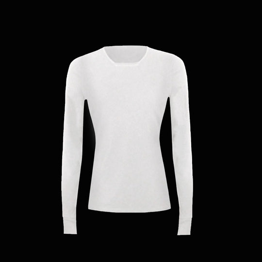 Ultra Tee trapezoidal collar long sleeves