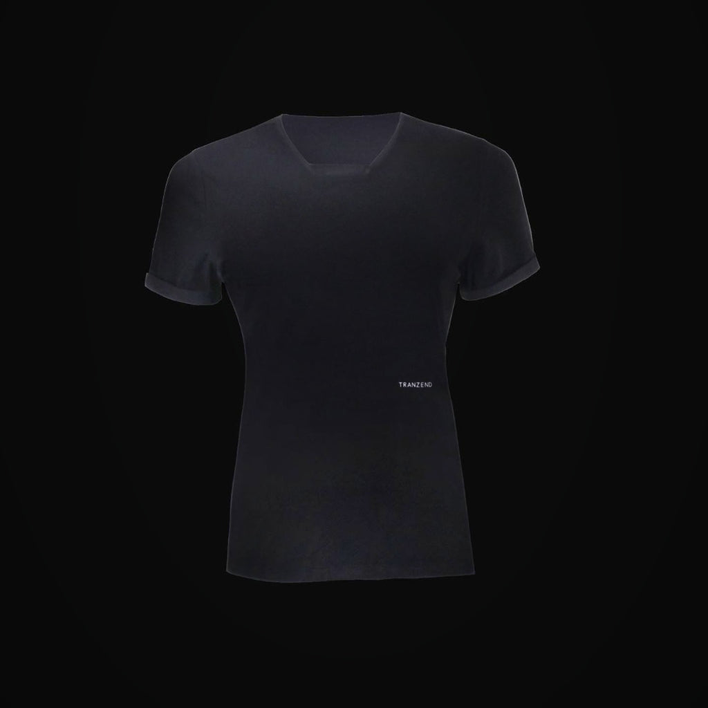 Ultra Tee trapezoidal collar short sleeves