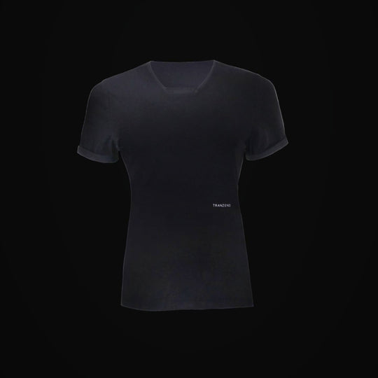 Ultra Tee trapezoidal collar short sleeves
