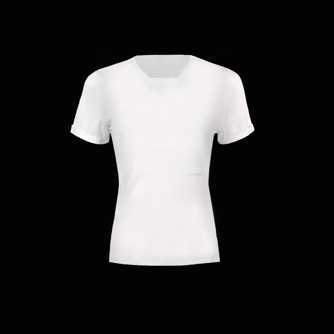 Ultra Tee trapezoidal collar short sleeves