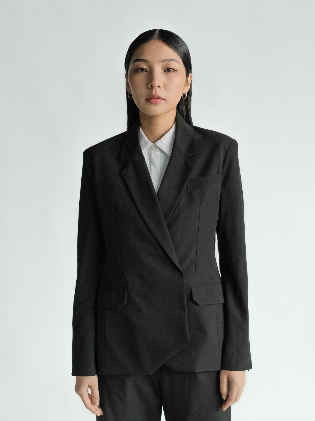 Ultra Suit 3.0 雙排扣外套 經典黑 - TRANZEND
