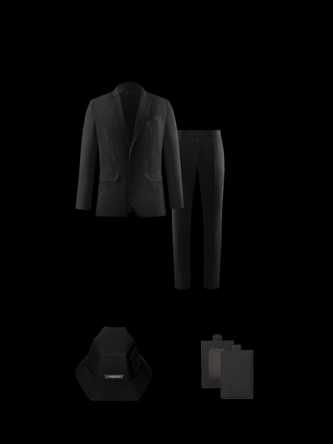 Ultra Suit 3.0 單排扣套裝組合 經典黑 + M-system - TRANZEND