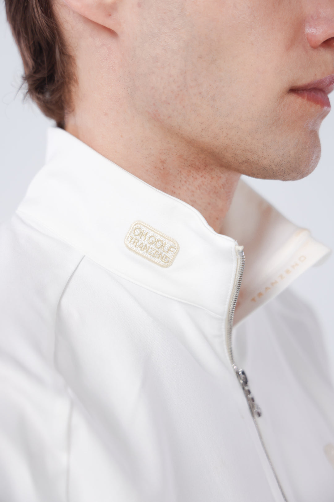 Quater-Zip Mock Neck Polo ｜拉鍊高領Polo