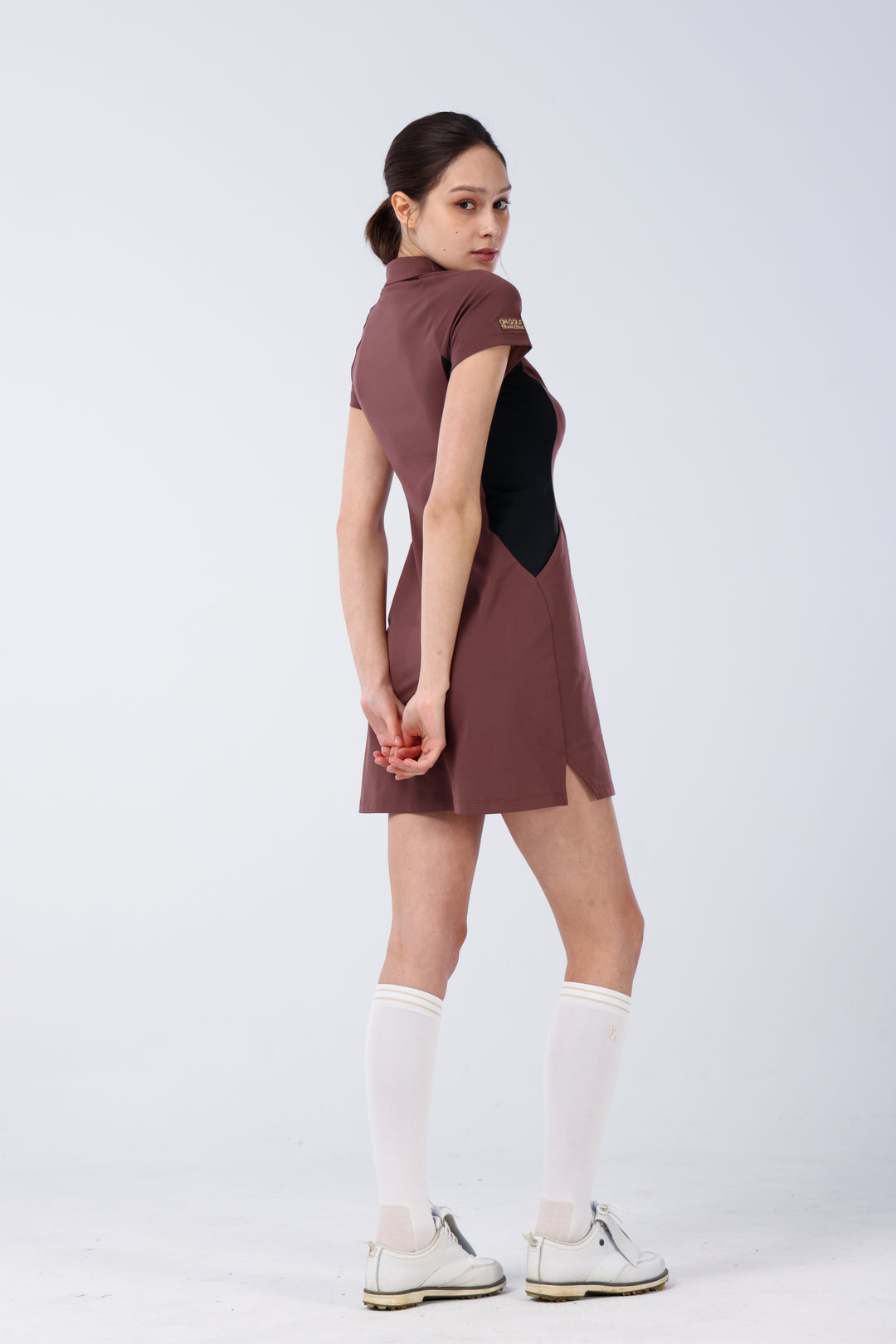Quater-Zip Mock Neck Dress | 拉鍊高領洋裝