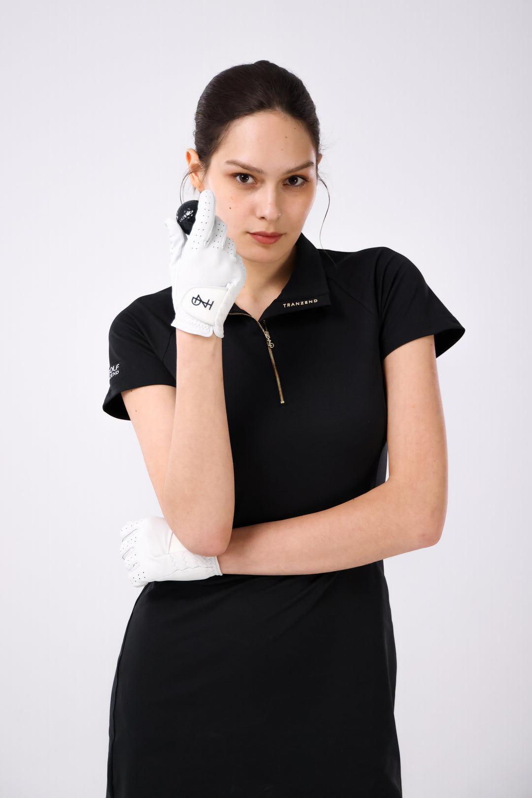Quater-Zip Mock Neck Dress | 拉鍊高領洋裝