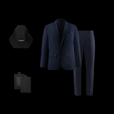 Ultra Suit 3.0 單排扣套裝組合 午夜藍 + M-system