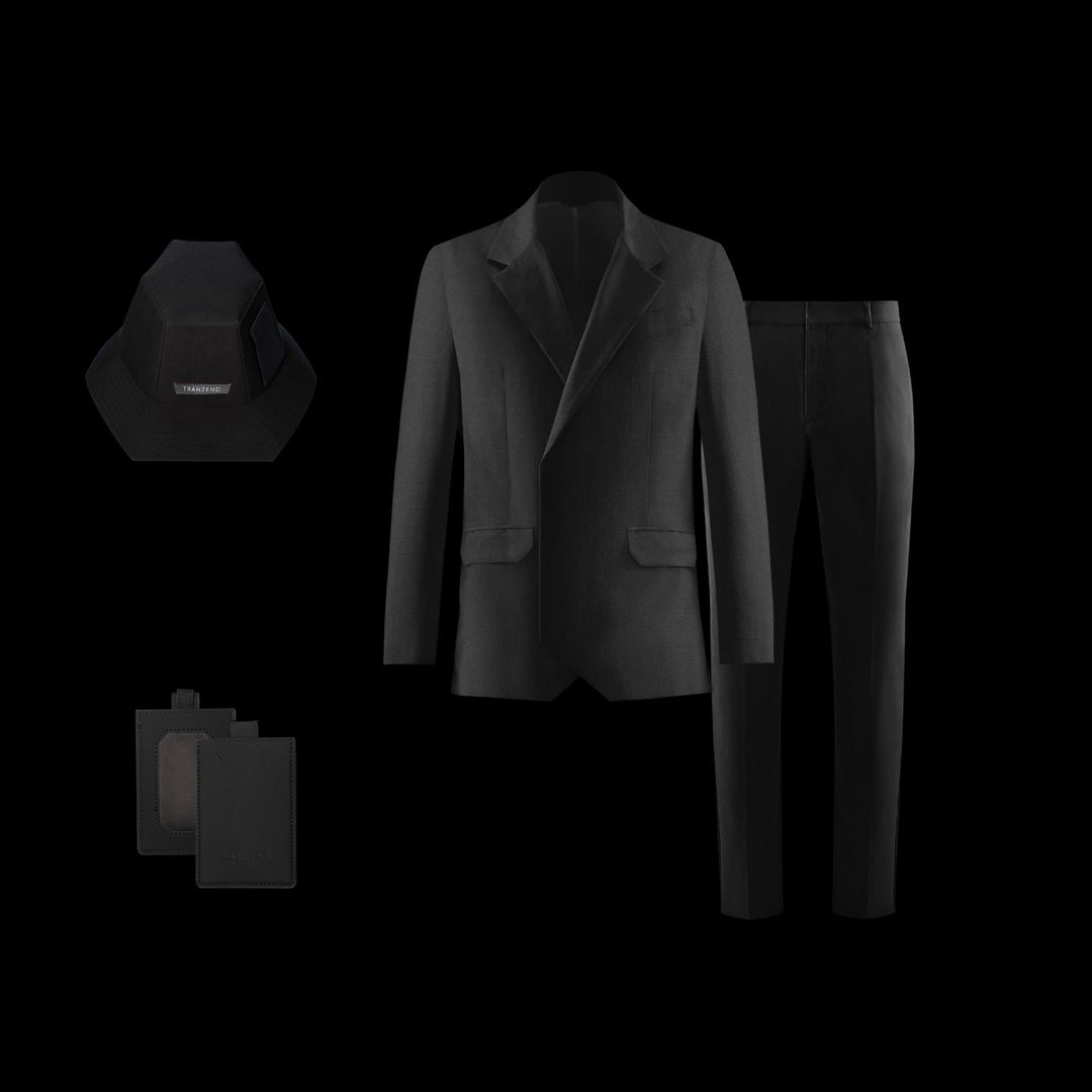 Ultra Suit 3.0 double-breasted suit combination classic black + M-system