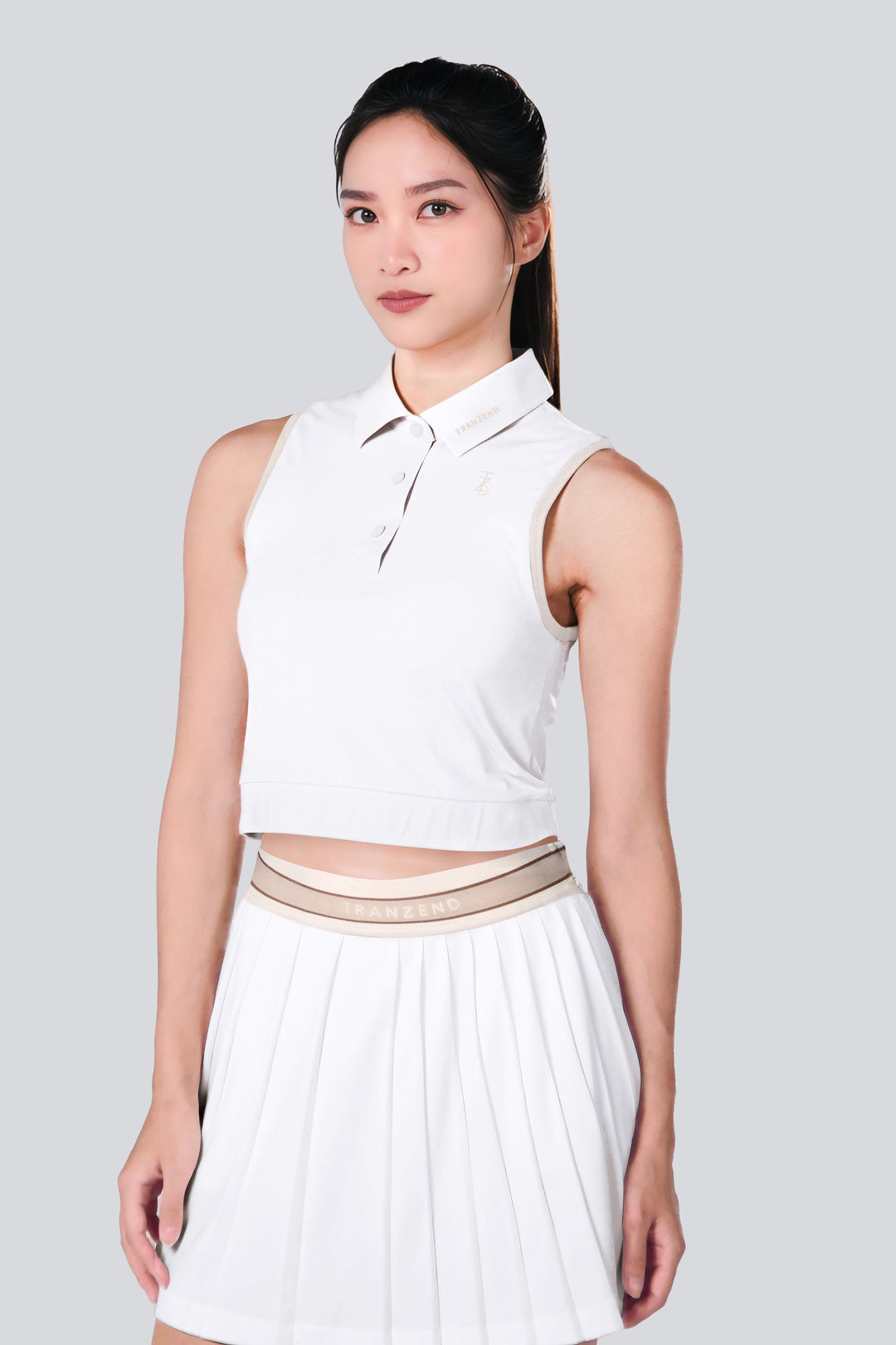 TRANZEND 短版背心Polo衫