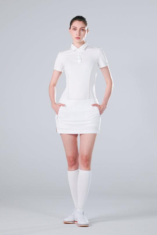 TRANZEND 2 in 1 高爾夫短裙 (女) (白)