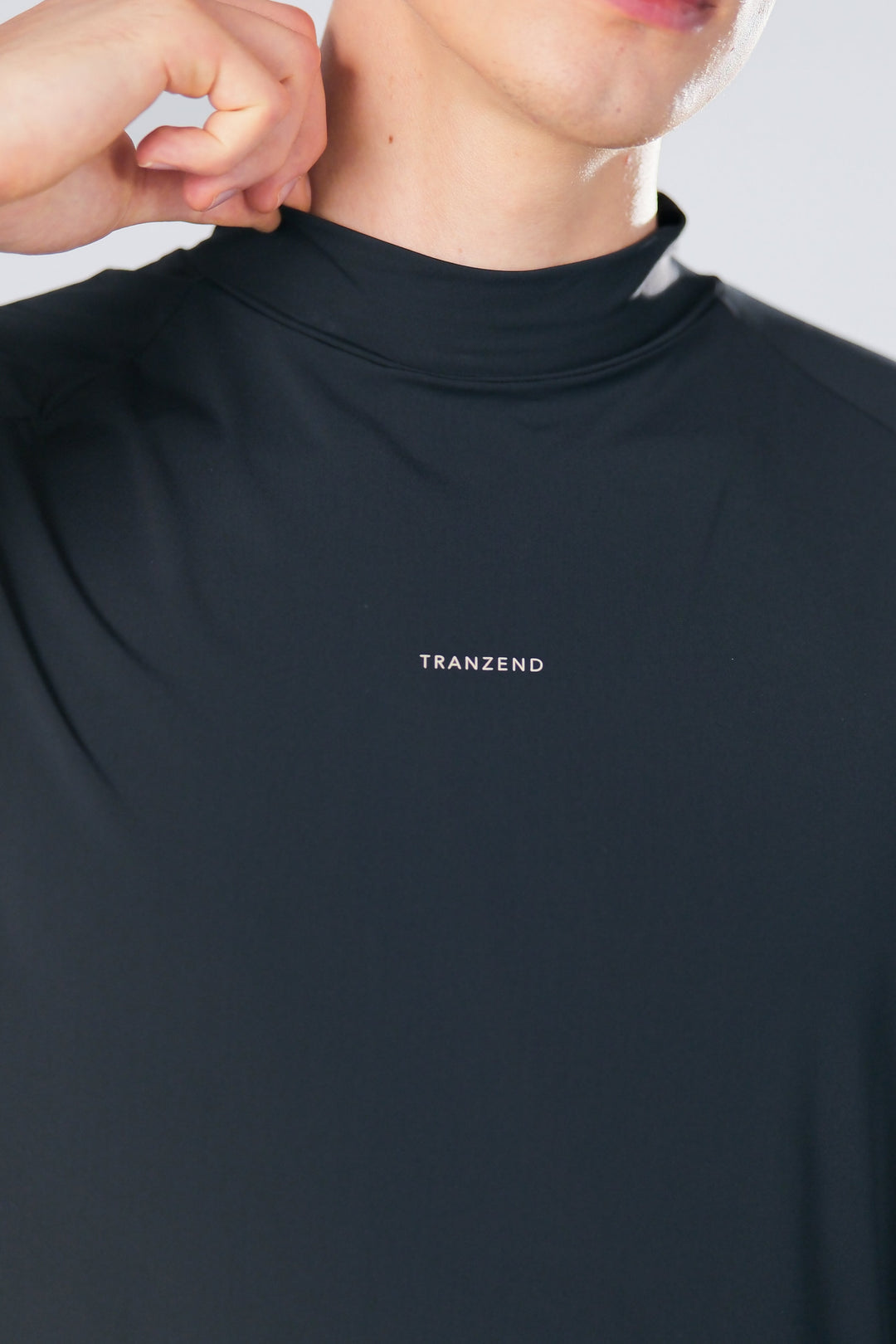 TRANZEND 冰感長袖防曬衣 (男) (黑)