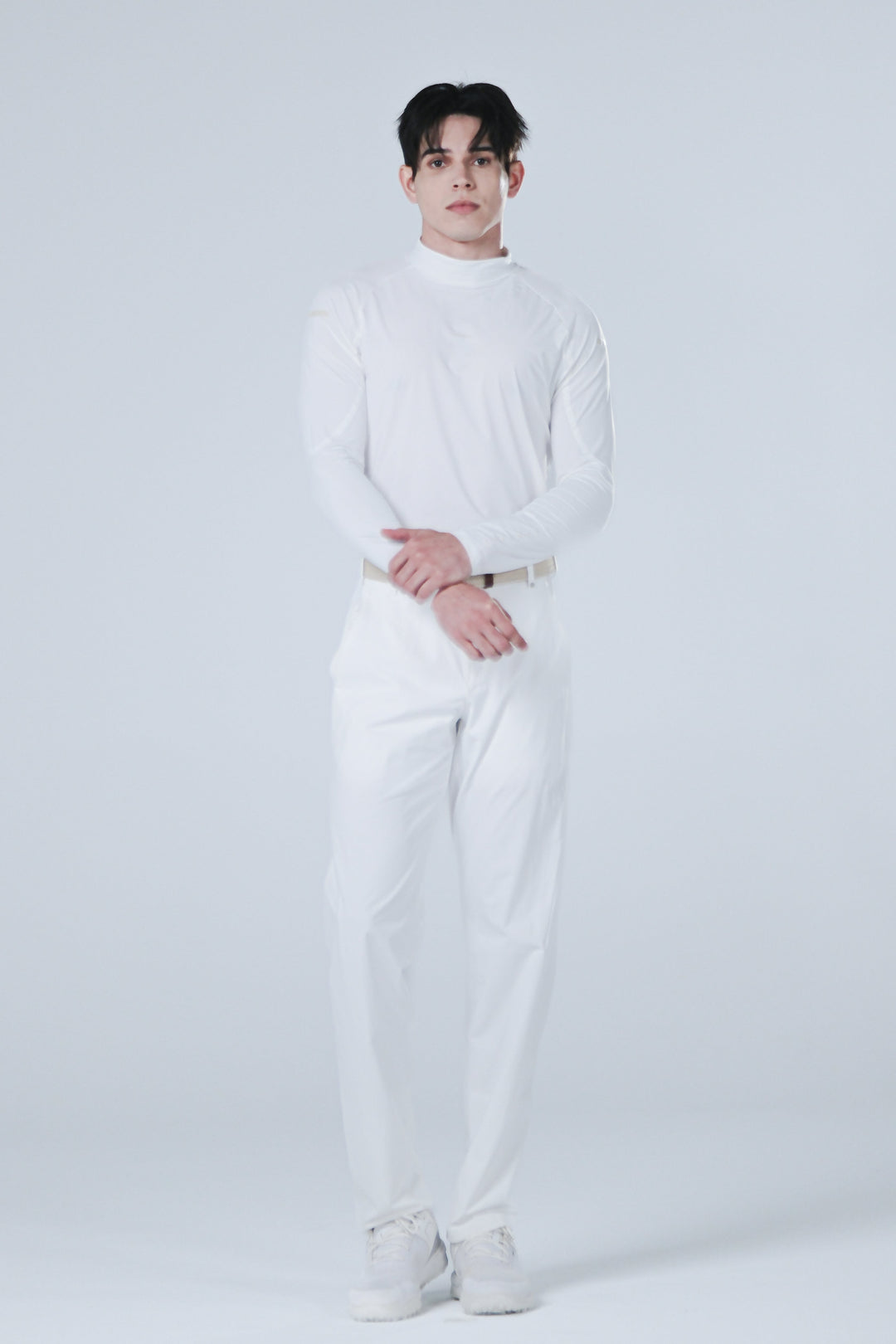 TRANZEND 冰感長袖防曬衣 (男) (白)