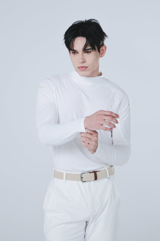 TRANZEND 冰感長袖防曬衣 (男) (白)
