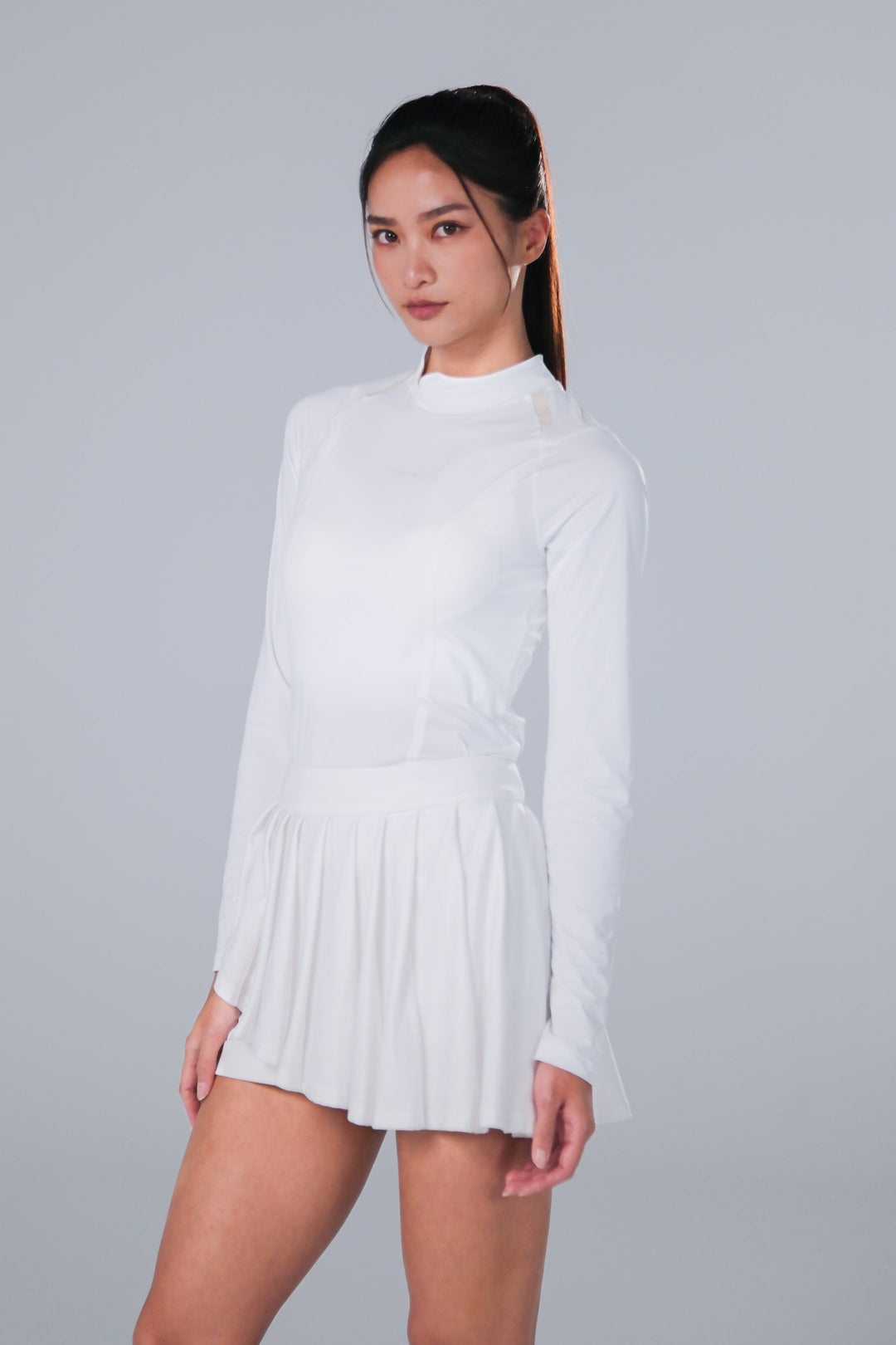 TRANZEND 冰感長袖防曬衣 (女) (白)