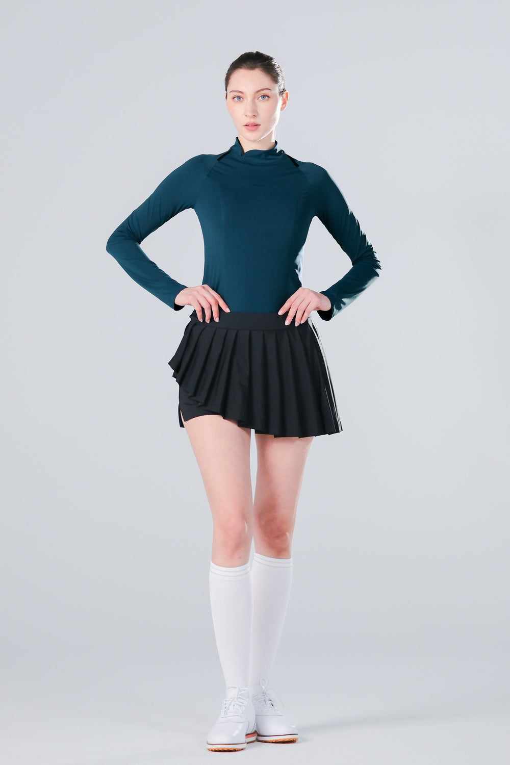 TRANZEND 冰感長袖防曬衣 (女) (藍綠)