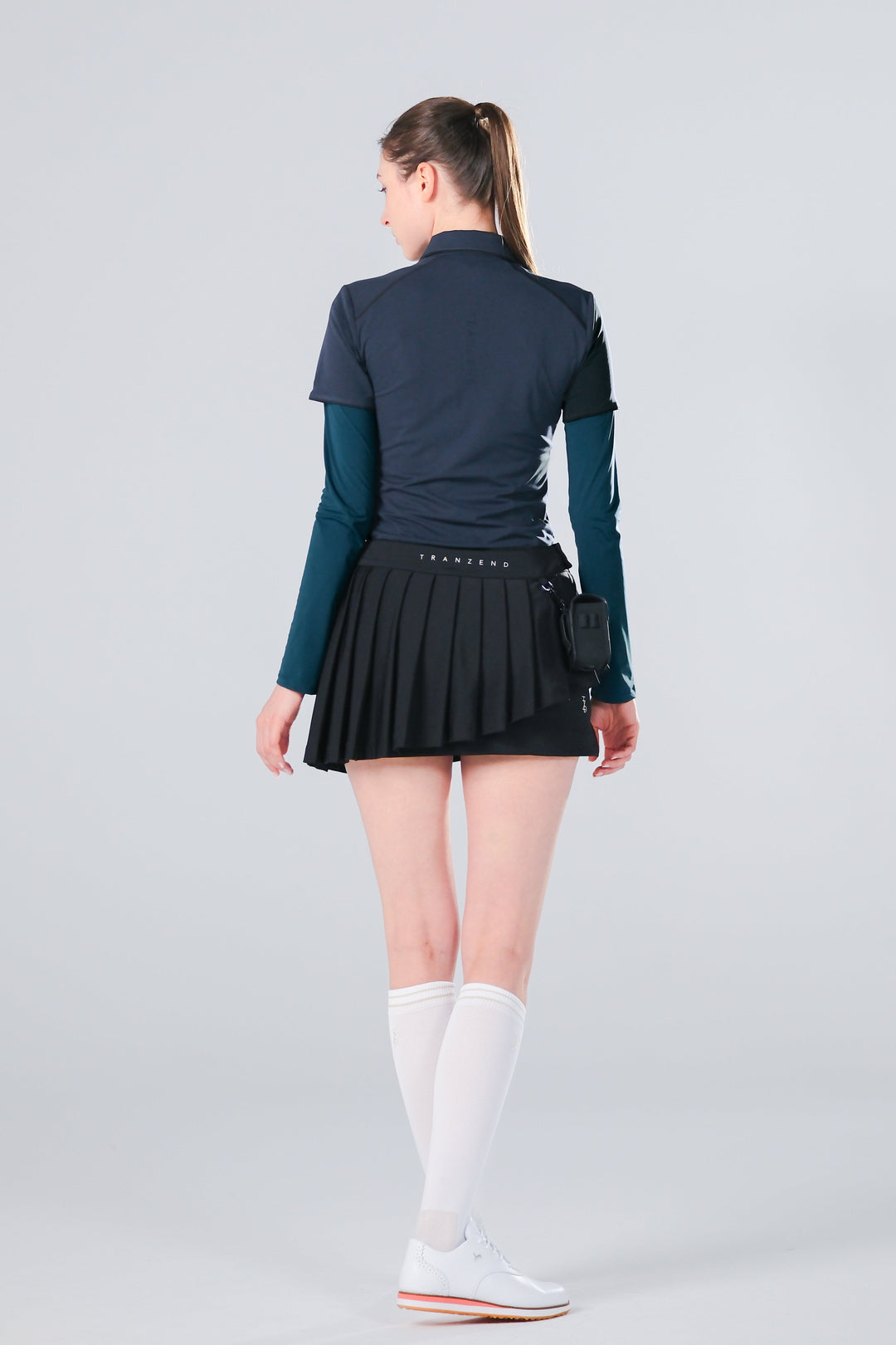 TRANZEND 冰感長袖防曬衣 (女) (藍綠)
