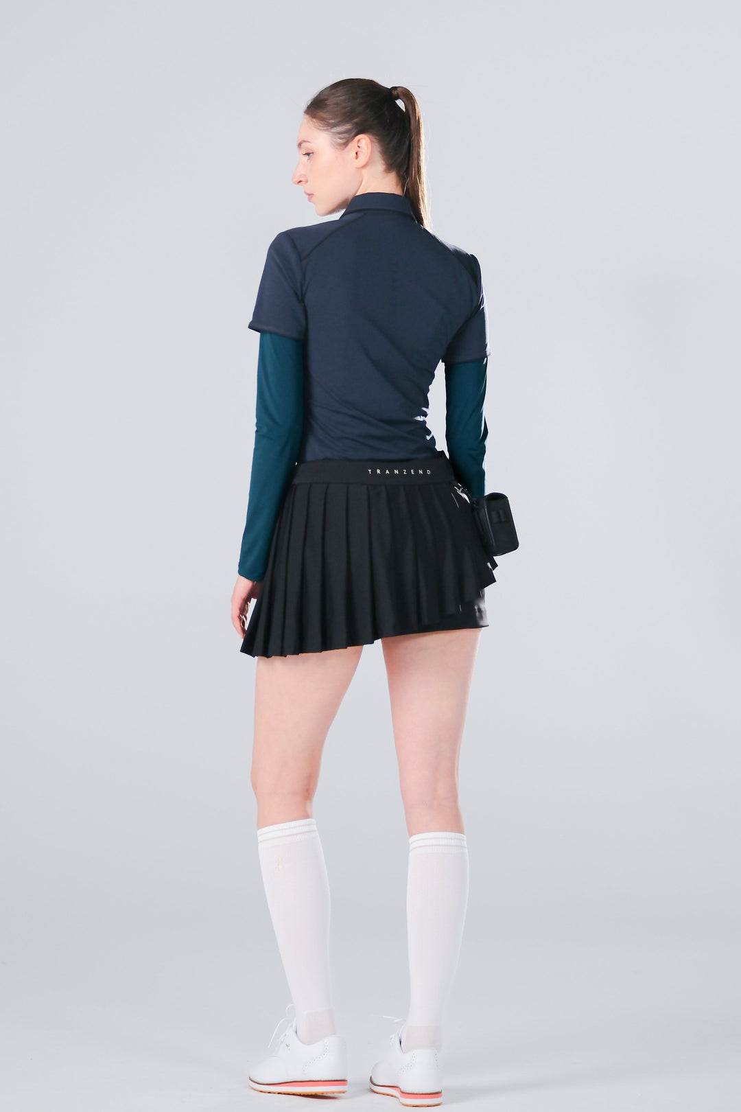 TRANZEND 冰感長袖防曬衣 (女) (藍綠)