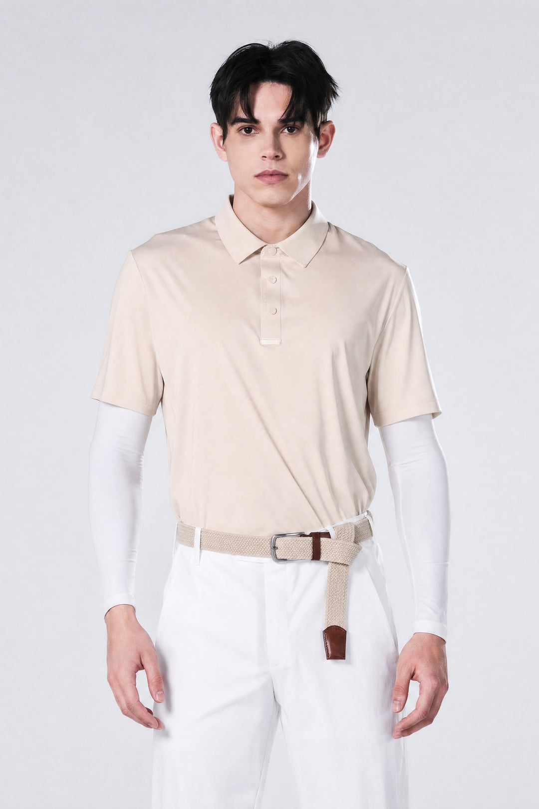 TRANZEND 冰感釘釦Polo衫