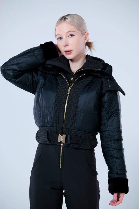 Cropped Puffer Jacket | Chalet Chic - Women