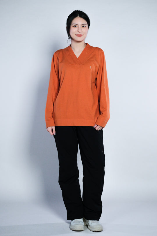 Vneck WoolBlend Sweater V領羊毛混紡毛衣