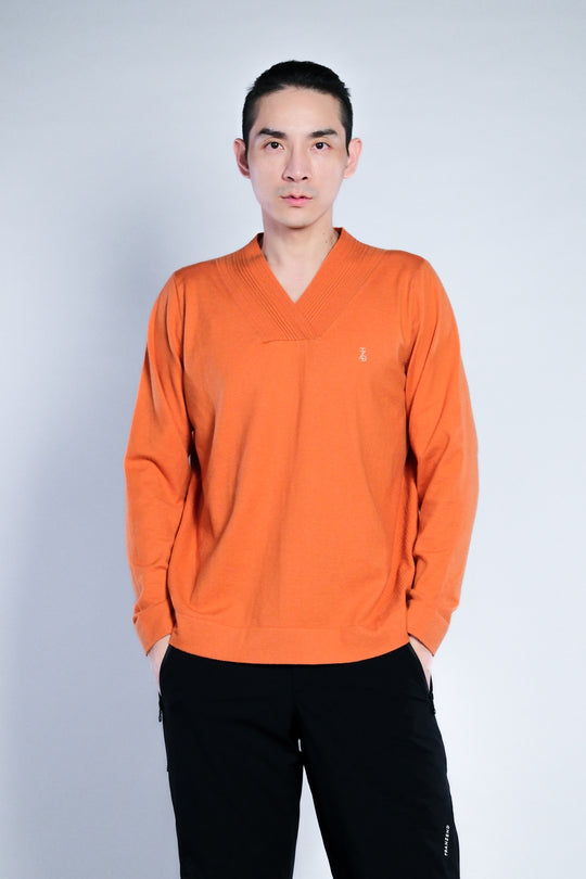 Vneck WoolBlend Sweater V領羊毛混紡毛衣