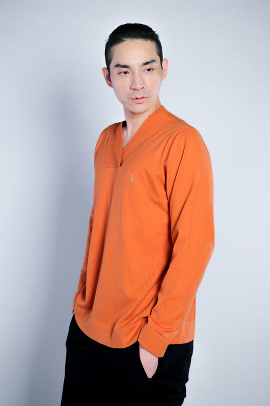 Vneck WoolBlend Sweater V領羊毛混紡毛衣