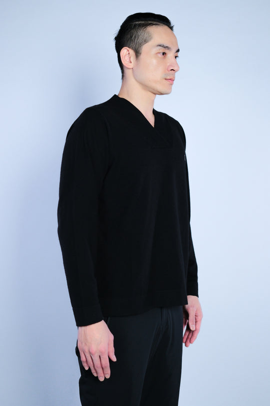 Vneck WoolBlend Sweater V領羊毛混紡毛衣