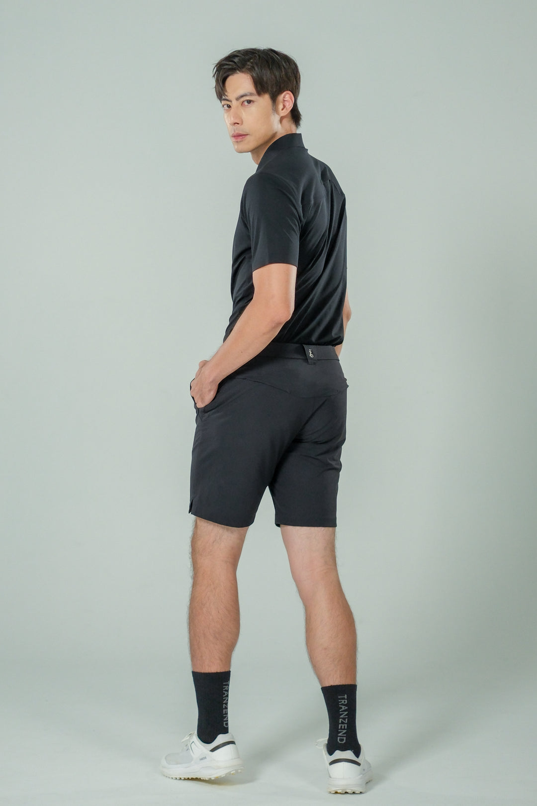 Ace Shorts-Ace 高爾夫短褲-男- 極致黑