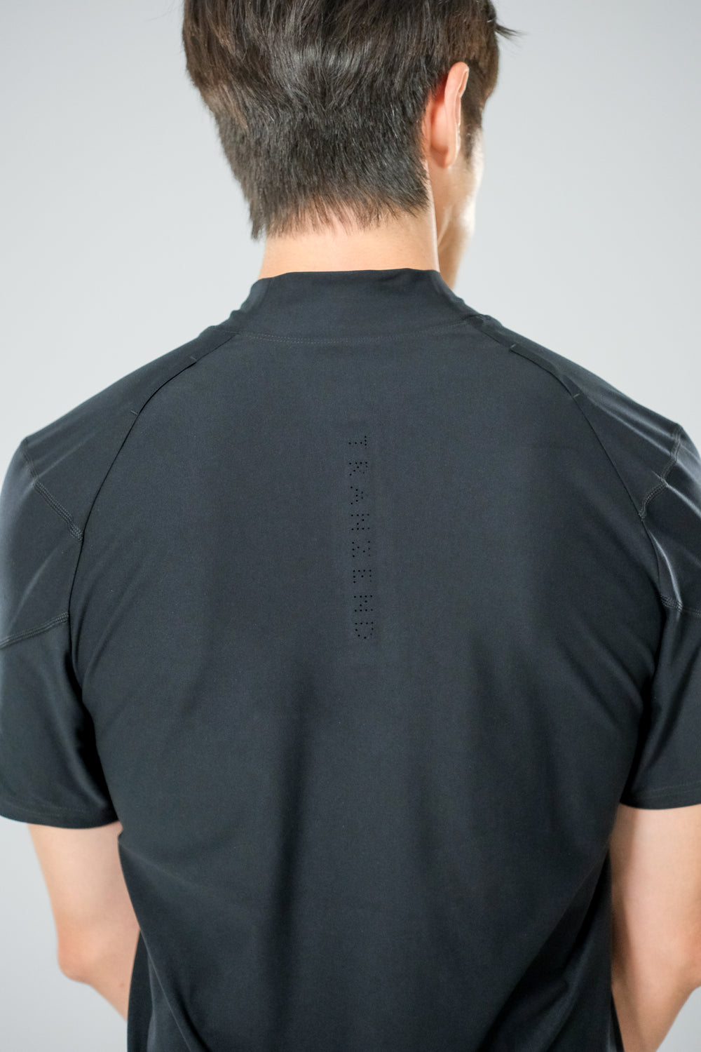 Sport 運動小高領短袖上衣-男